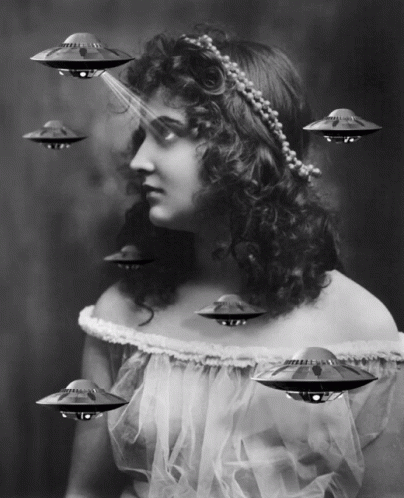 woman and ufos